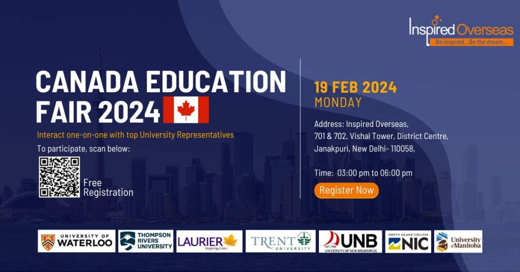 Canada Education Fair 2024 Inspired Overseas